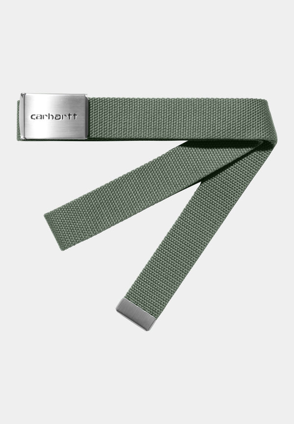 CARHARTT WIP-Clip Belt Chrome - BACKYARD
