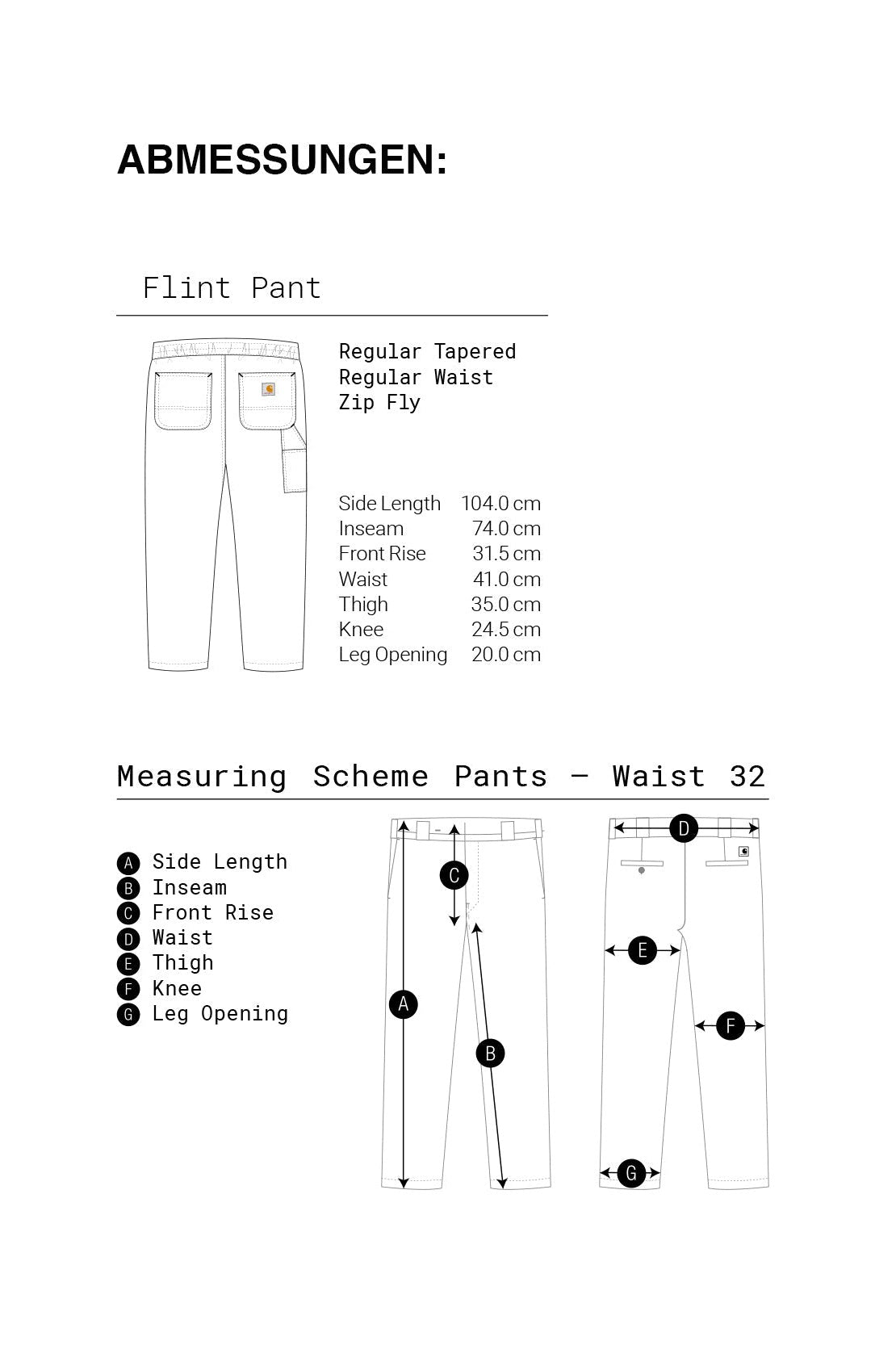 CARHARTT WIP - Flint Pant - Black Garment Dyed - BACKYARD