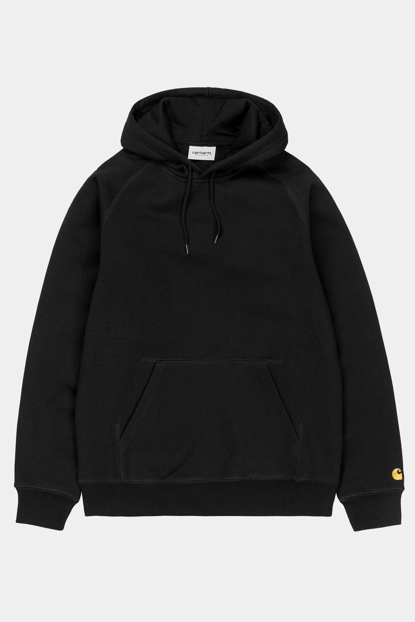 CARHARTT WIP - Hooded Chase Sweat - Black Gold - BACKYARD