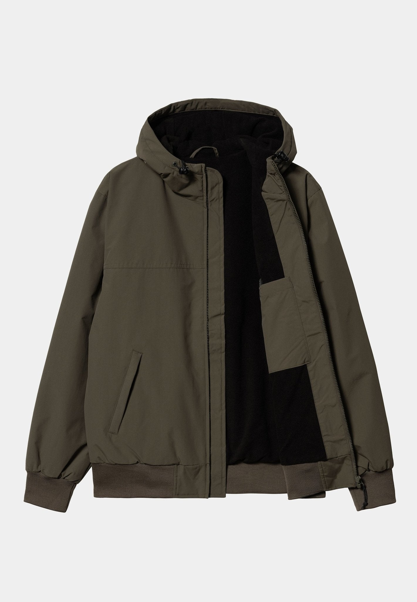 CARHARTT WIP - Hooded Sail Jacket Lined - Cypress Black - BACKYARD