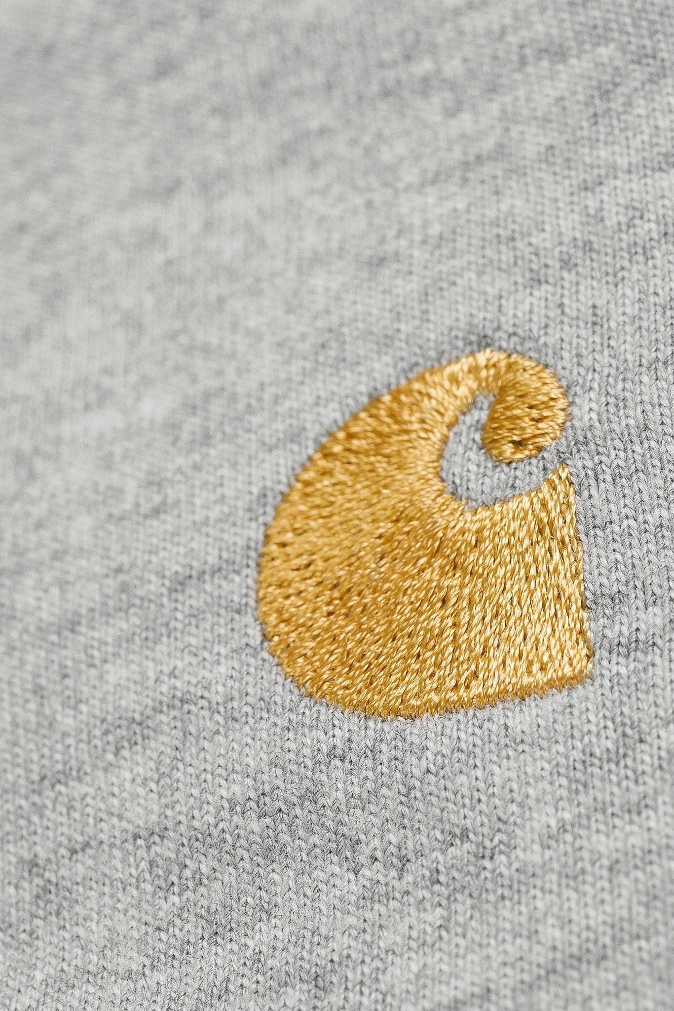 CARHARTT WIP - L/S Chase T-Shirt - Grey Heather Gold - BACKYARD
