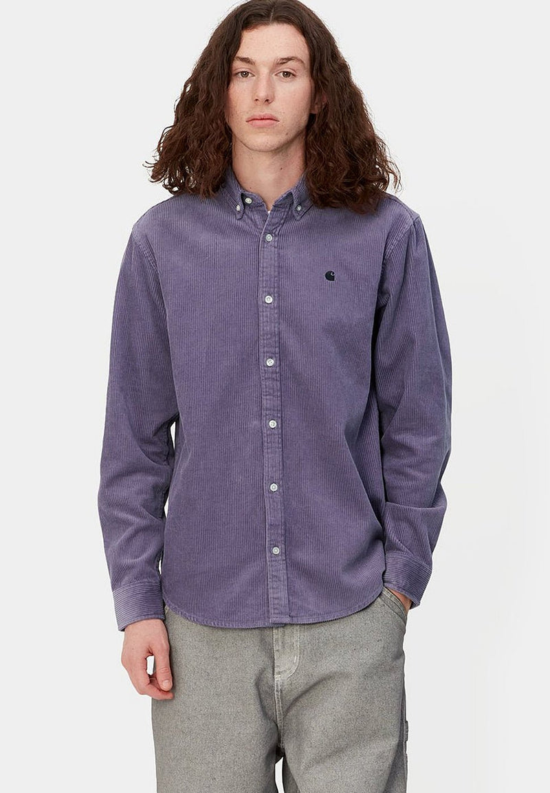 CARHARTT WIP-L/S Madison Cord Shirt - BACKYARD