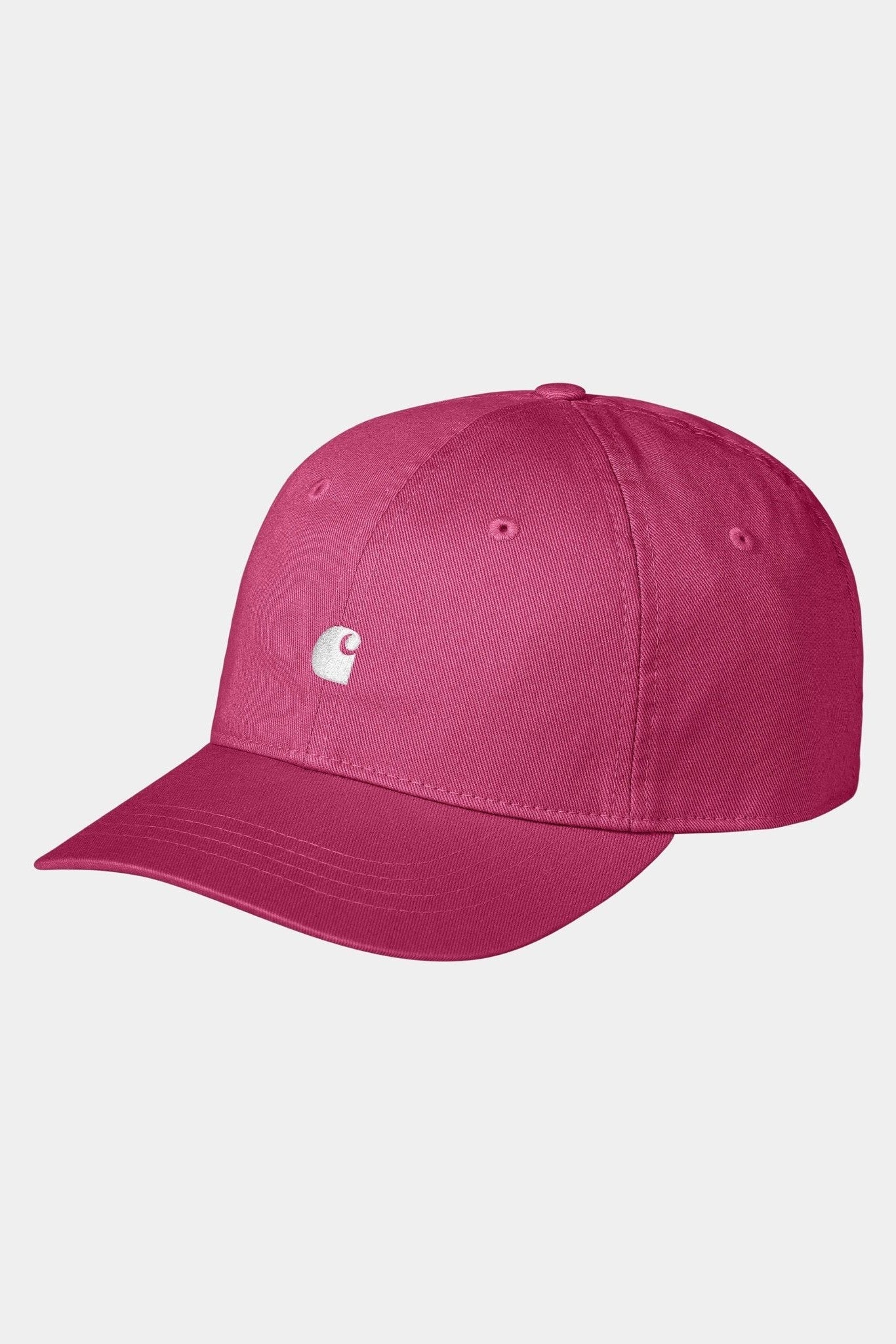 CARHARTT WIP - Madison Logo Cap - Magenta White - BACKYARD
