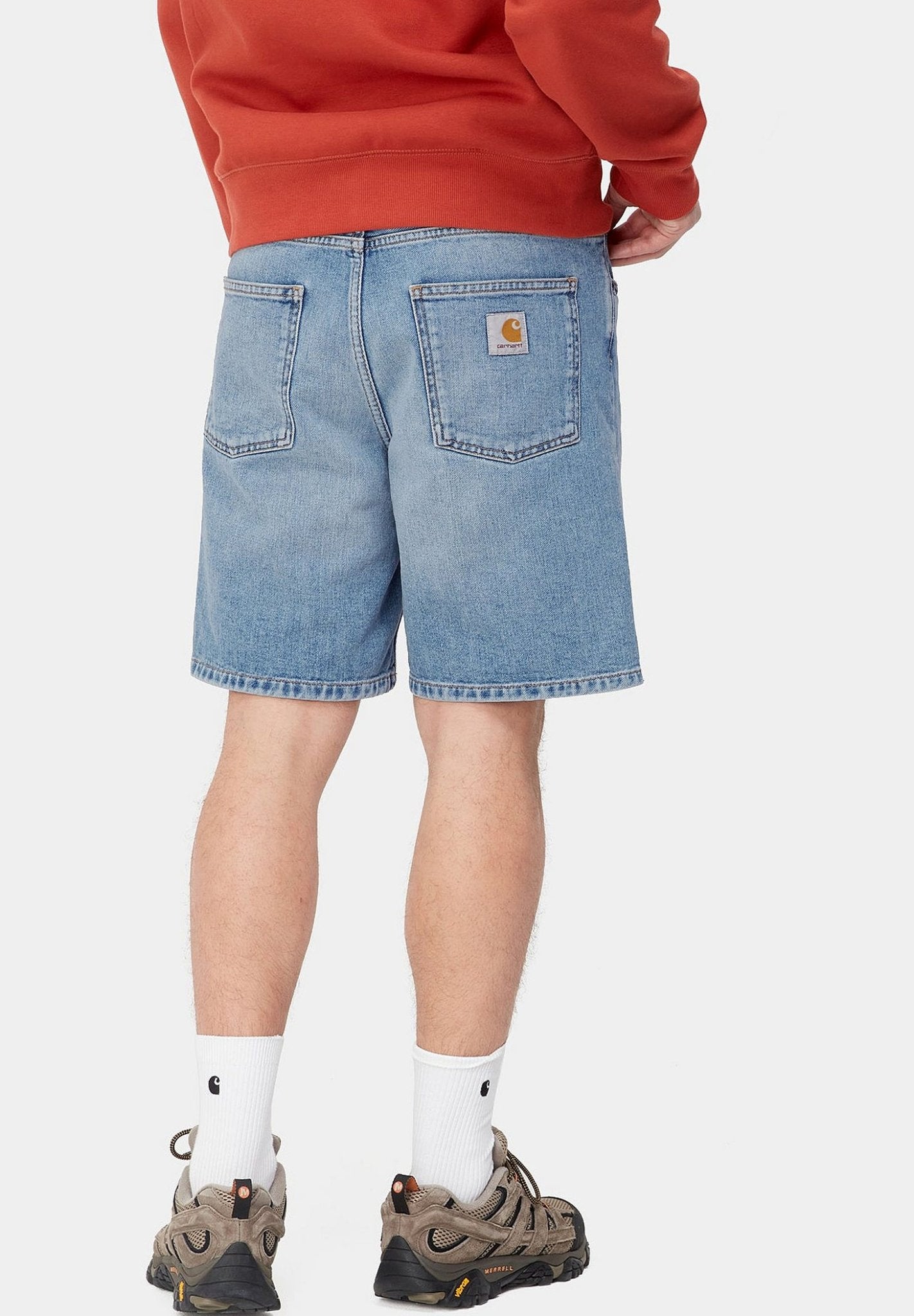 CARHARTT WIP - Newel Short - Blue Light Used Wash - BACKYARD