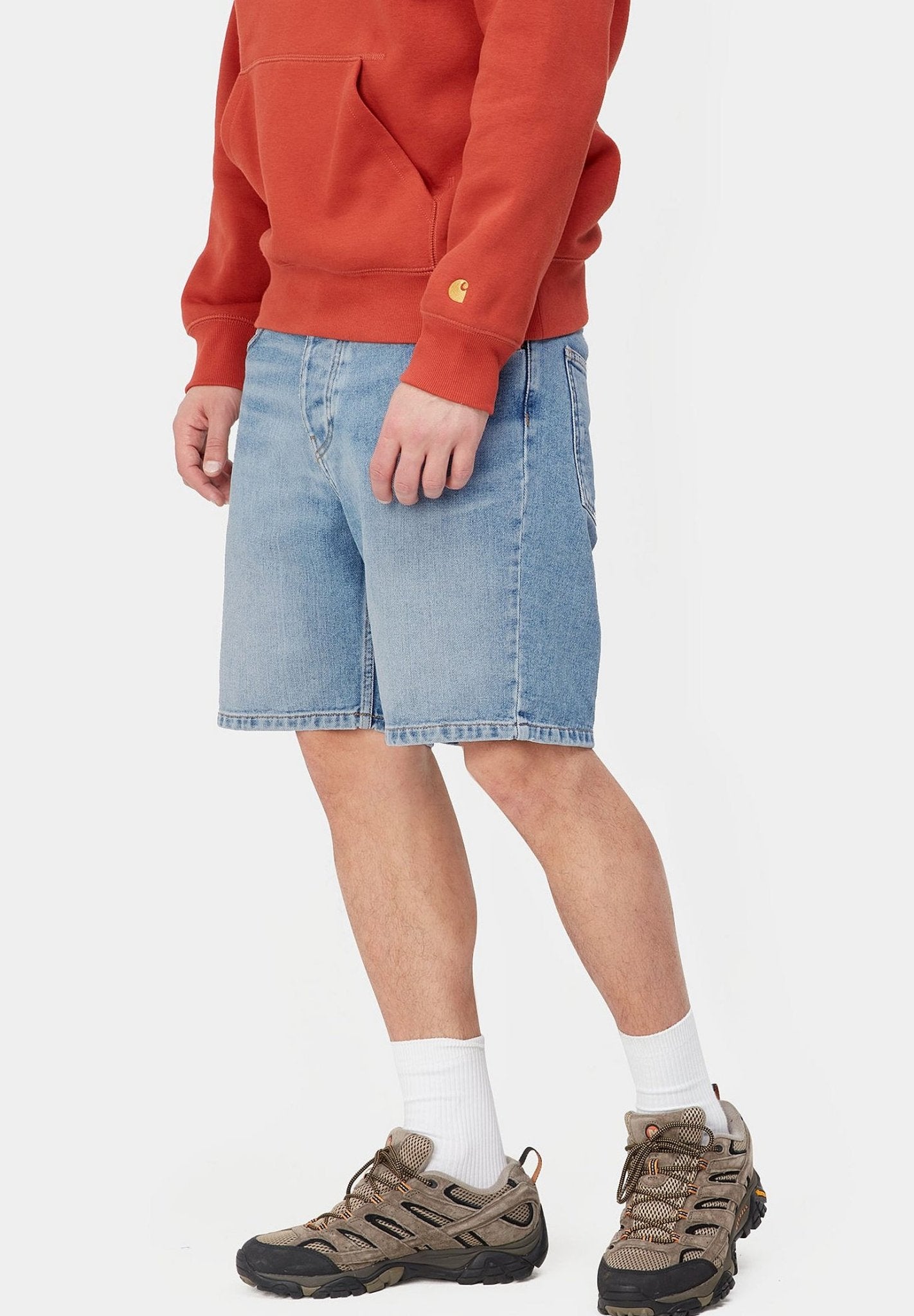 CARHARTT WIP - Newel Short - Blue Light Used Wash - BACKYARD
