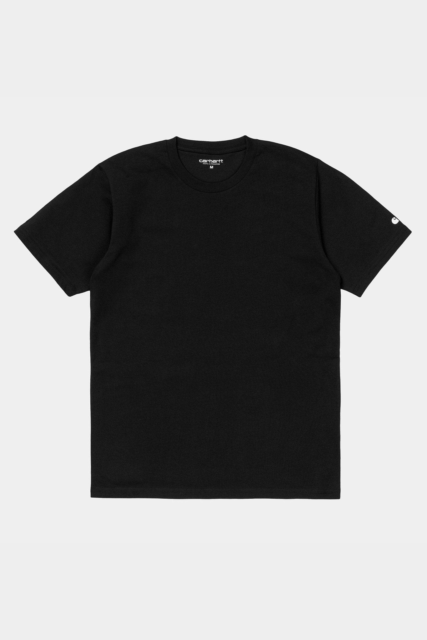 CARHARTT WIP - S/S Base T-Shirt - Black White - BACKYARD