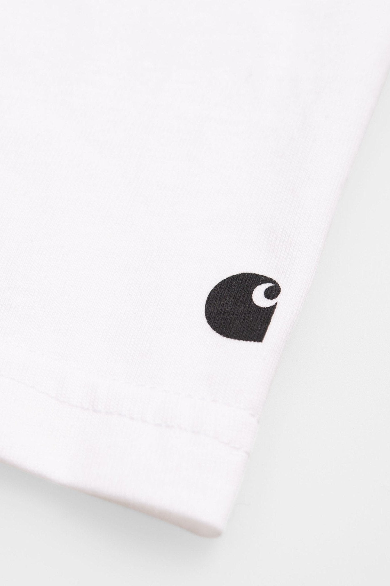 CARHARTT WIP - S/S Base T-Shirt - White Black - BACKYARD