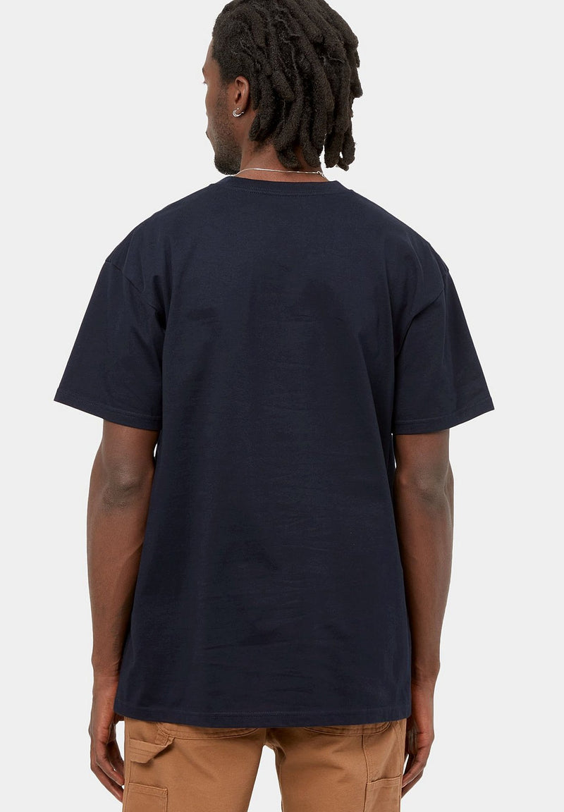 Carhartt WIP S/S Chase T-Shirt, Dark Navy Gold – BACKYARD