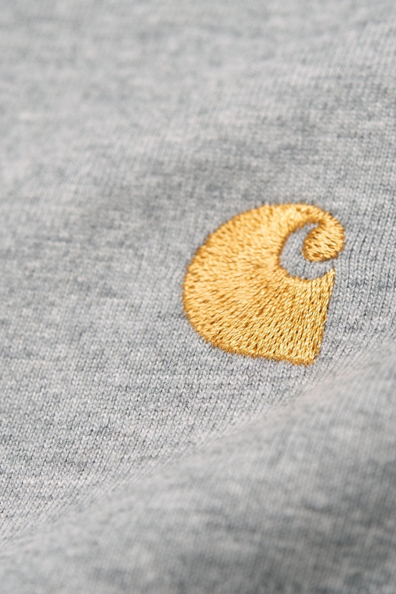 CARHARTT WIP - S/S Chase T-Shirt - Grey Heather Gold - BACKYARD