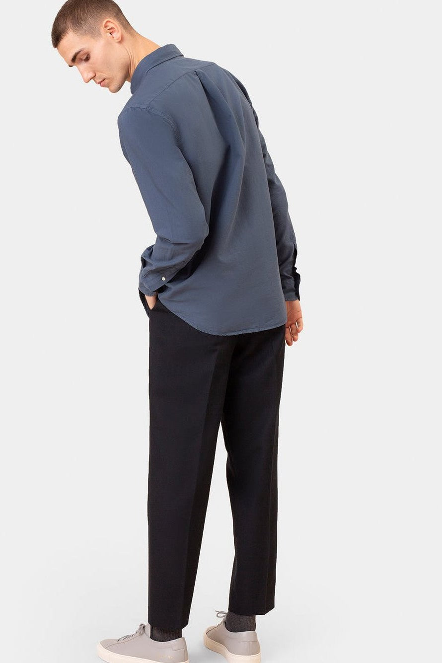 COLORFUL STANDARD - Organic Button Down Shirt - Hunter Green - BACKYARD