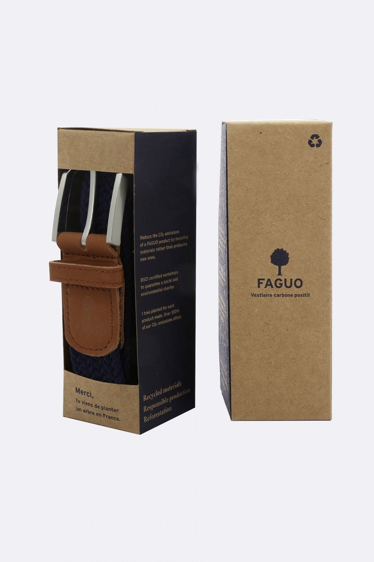 FAGUO - Belt Nylon Solid - Navy 00 - BACKYARD