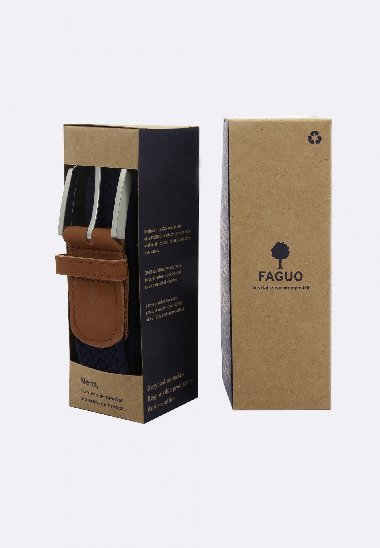 FAGUO - Belt Nylon Solid - Navy 00 - BACKYARD