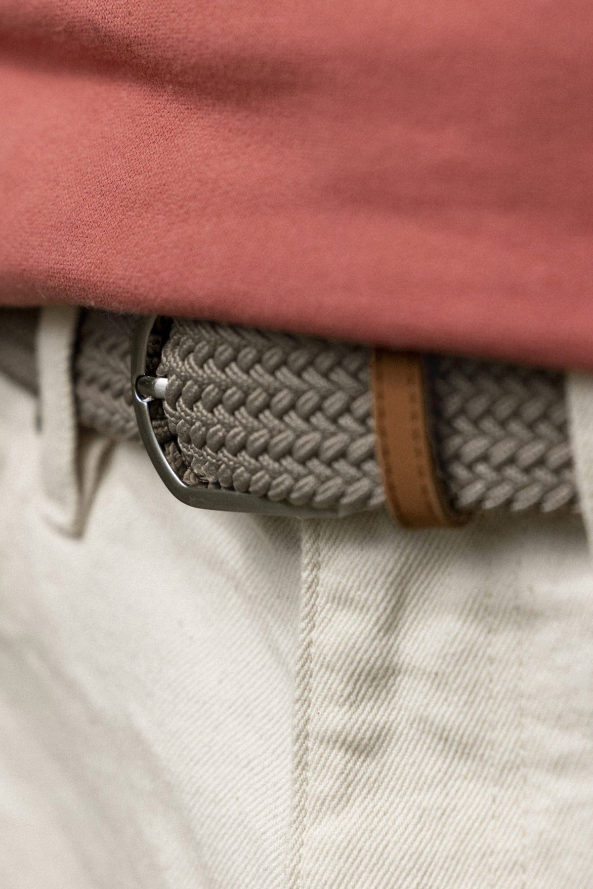 FAGUO - Belt Syn Woven - Beige 01 - BACKYARD