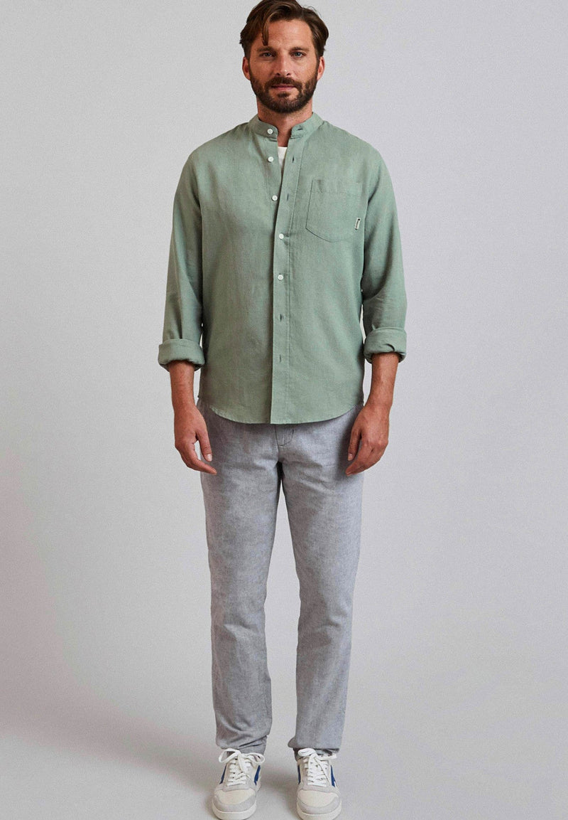 FAGUO-Chiavari Shirt Linen - BACKYARD