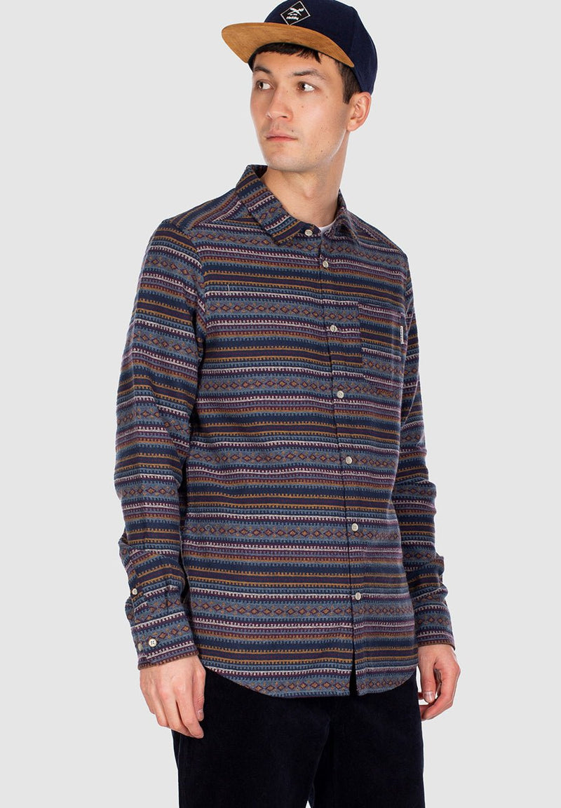 IRIEDAILY-Insito Stripe Shirt - BACKYARD
