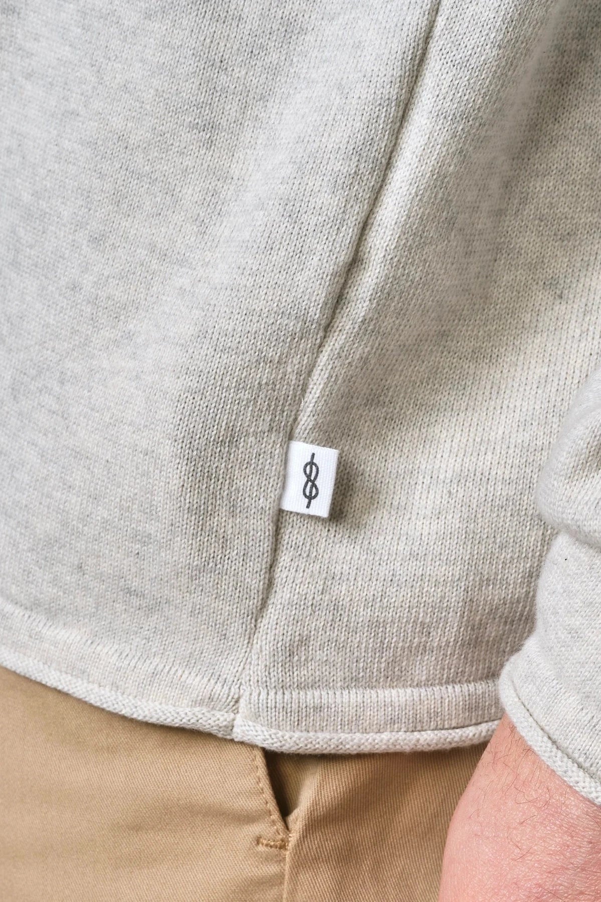 KLITMOLLER COLLECTIVE - Noah Knit - Cream Melange - BACKYARD