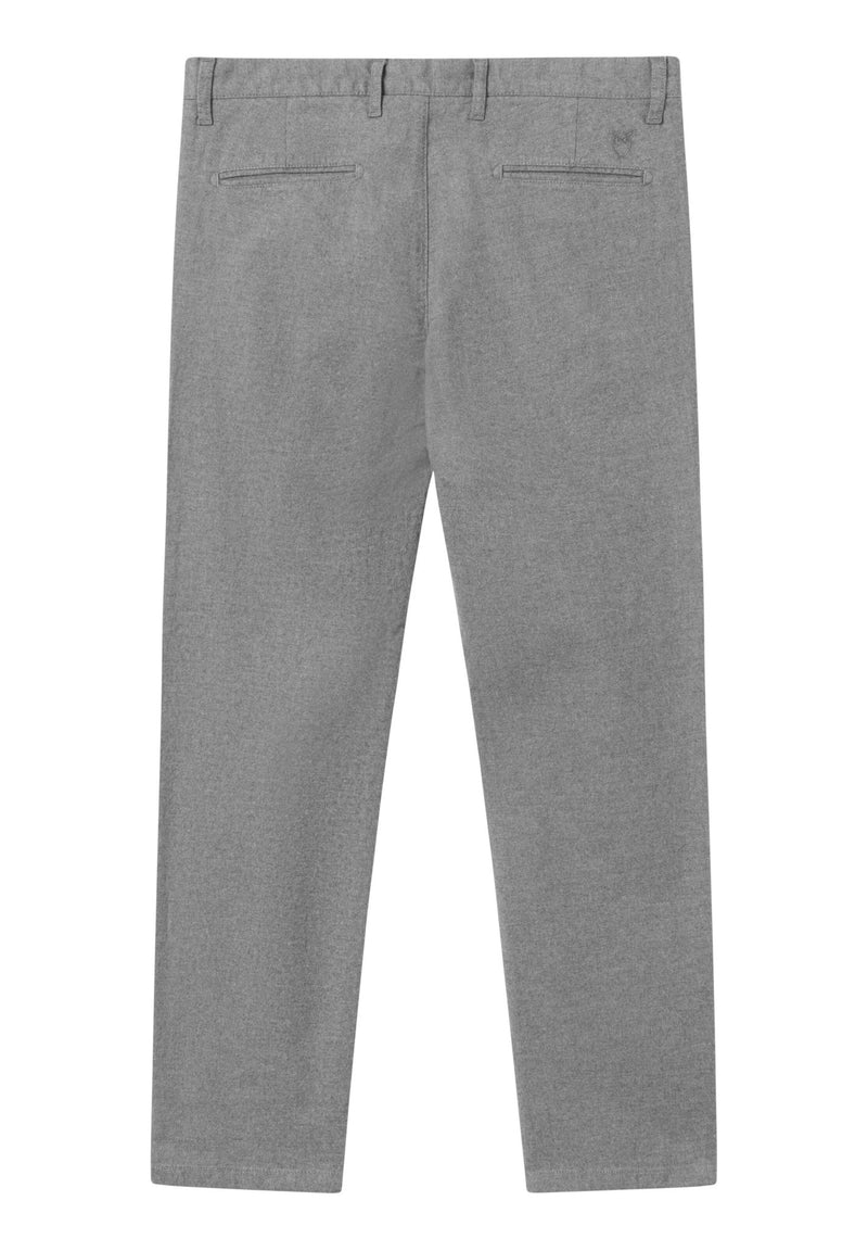 KNOWLEDGE COTTON-Chuck Regular Flannel Chino Pants - BACKYARD