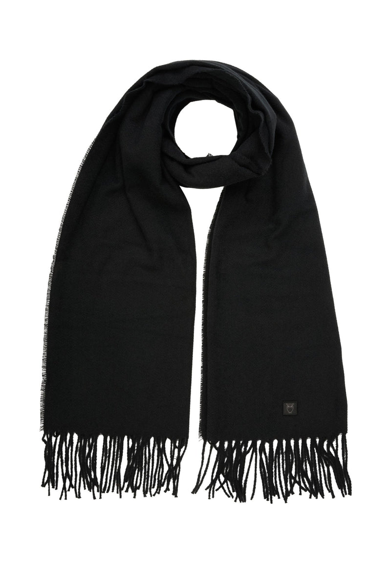 KNOWLEDGE COTTON-Solid Woven Scarf - BACKYARD