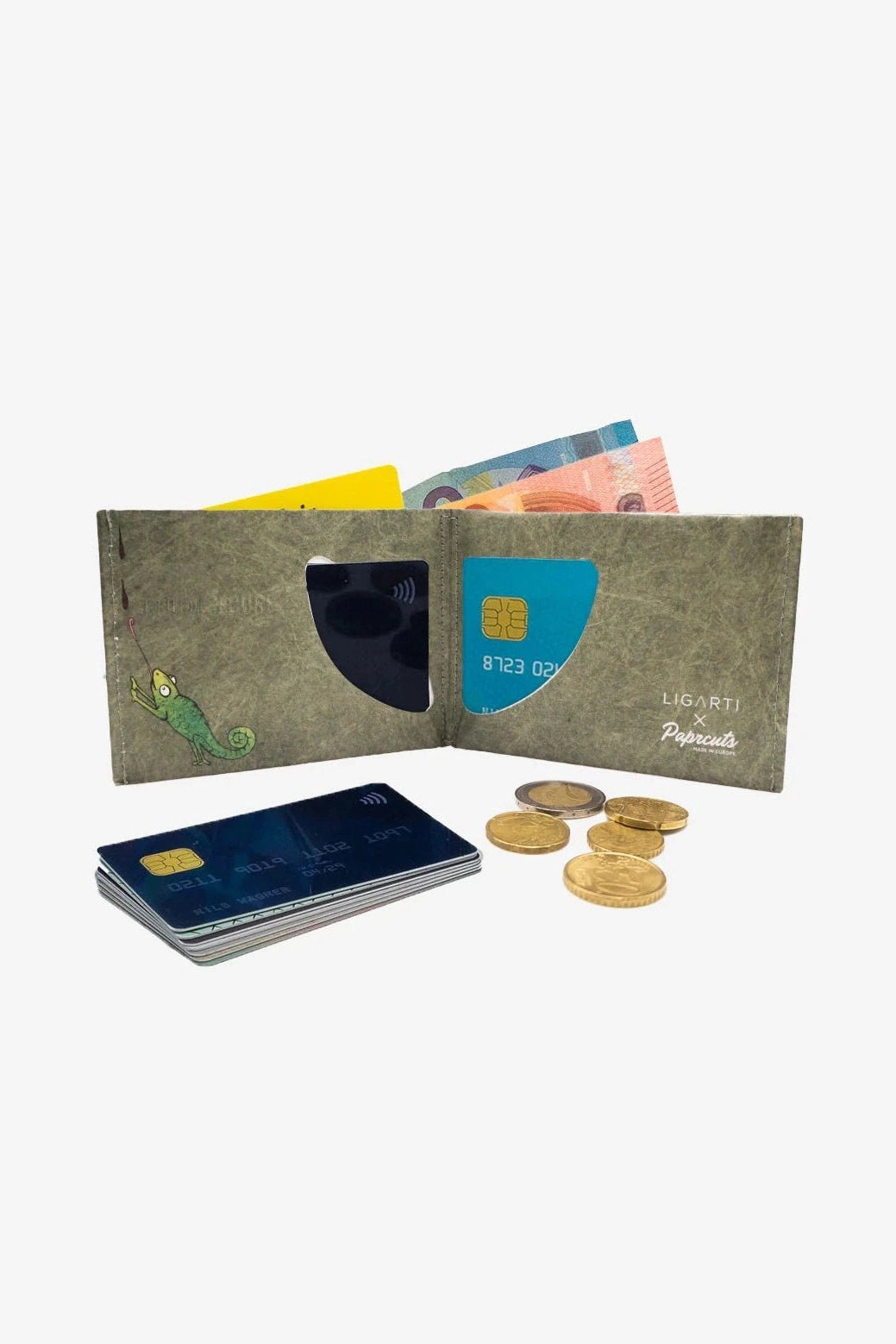 PAPRCUTS - RFID Portemonnaie - Faultier - BACKYARD