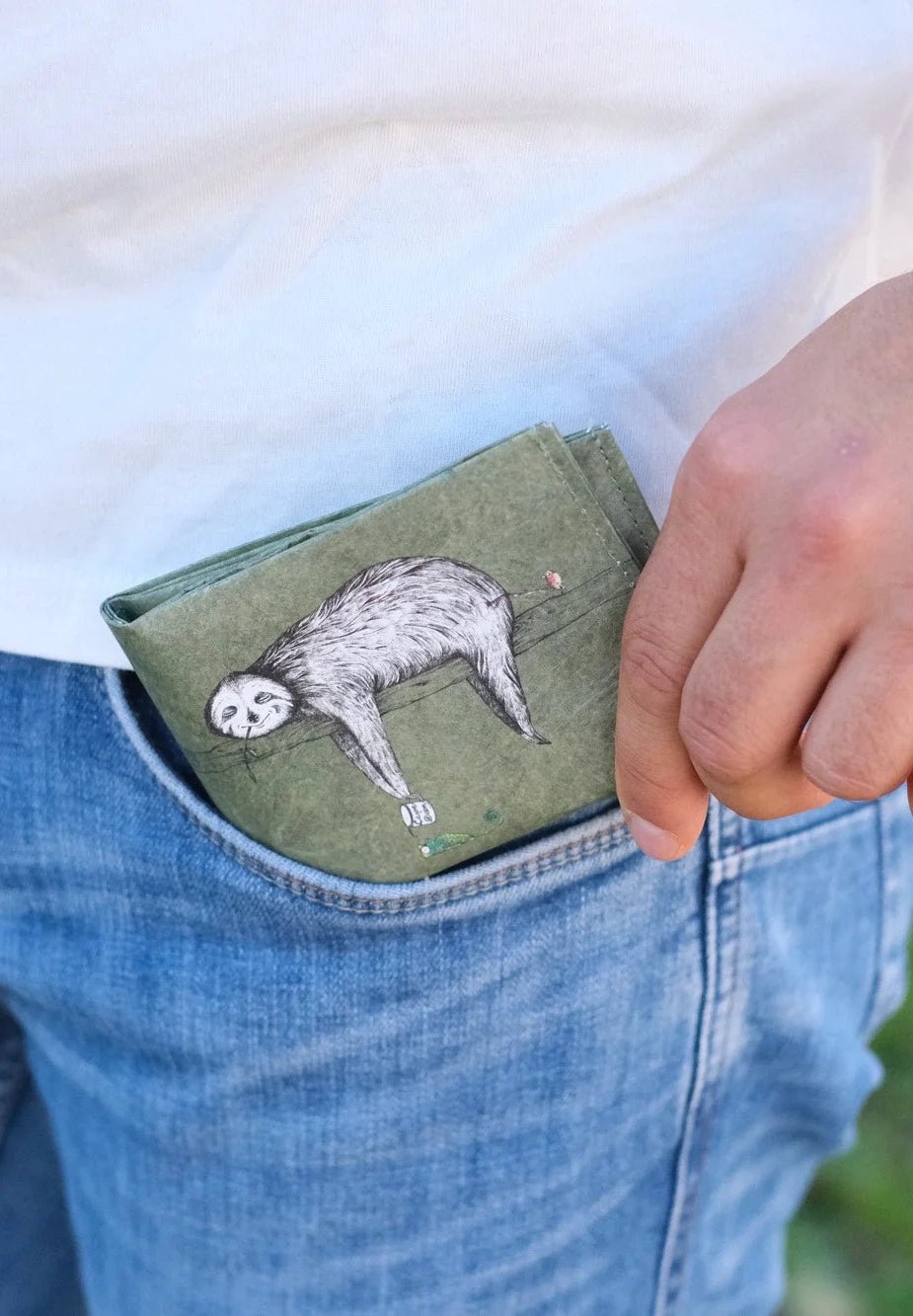 PAPRCUTS - RFID Portemonnaie - Faultier - BACKYARD