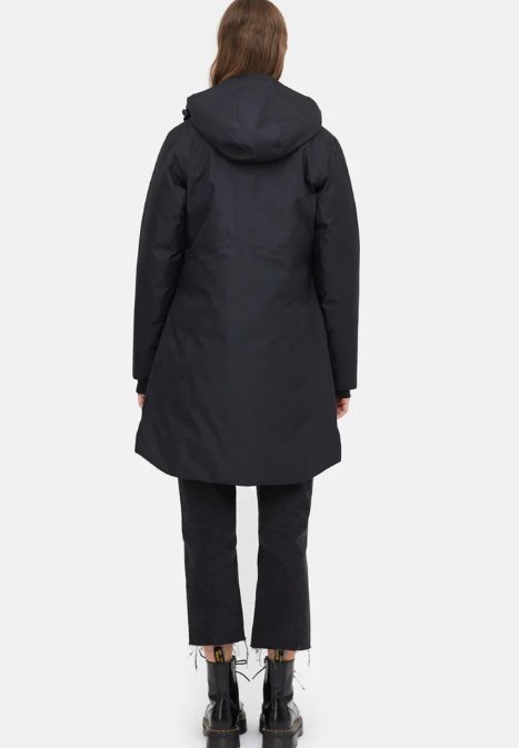 TENTREE - W Daily Parka - Jet Black - BACKYARD